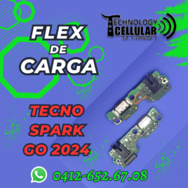 flex de carga de tecno spark go 2024